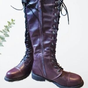 Women Shoes Lace Up Boots